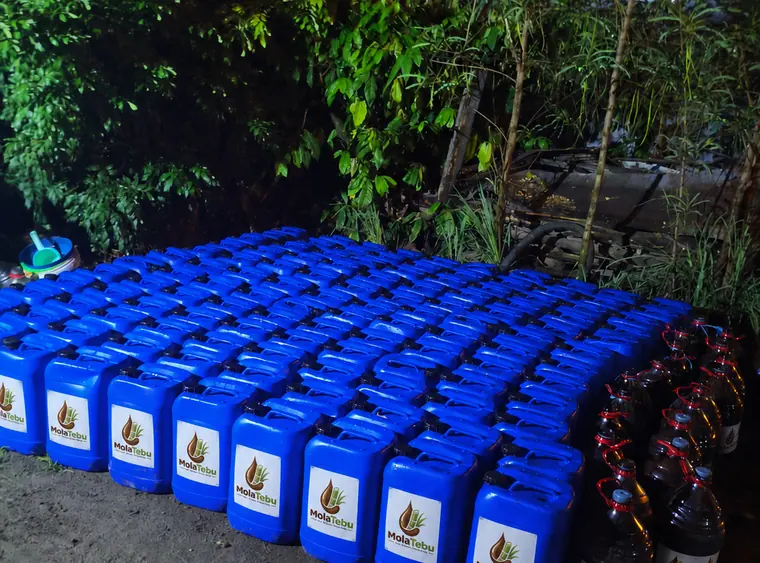 Stok molase kemasan jerigen 20 liter