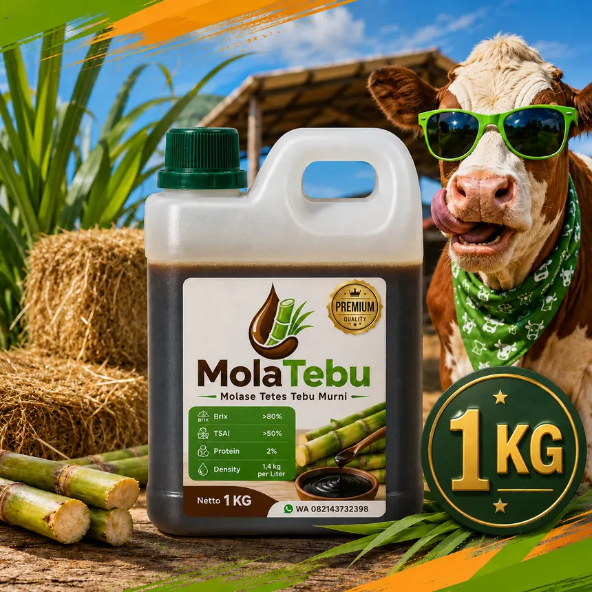 Molase tetes tebu untuk pakan sapi