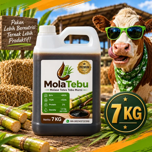 MolaTebu molase tetes tebu 7 kg jerigen 5 liter